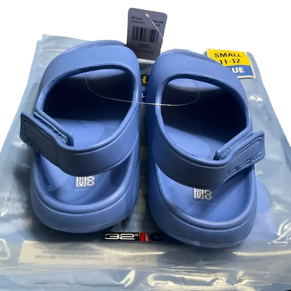 32 Degrees Girls Sandals Cushion Strap Ultra Soft Blue Small NIB
